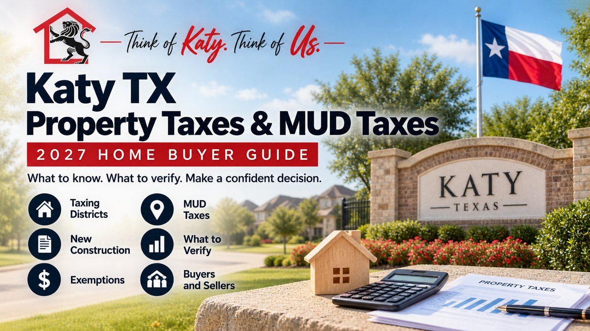 2027 home buyer guide to Katy TX property taxes and MUD taxes